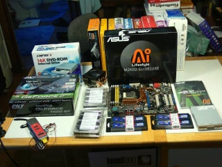 Most of the parts that built Diana
