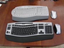 Two wireless desktop sets