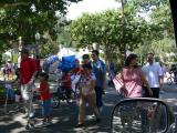 The parade gets to Cantura Street.