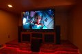 Larry's home theater big screen