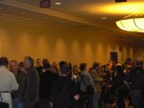 On the outside: the Intel press conference was closed